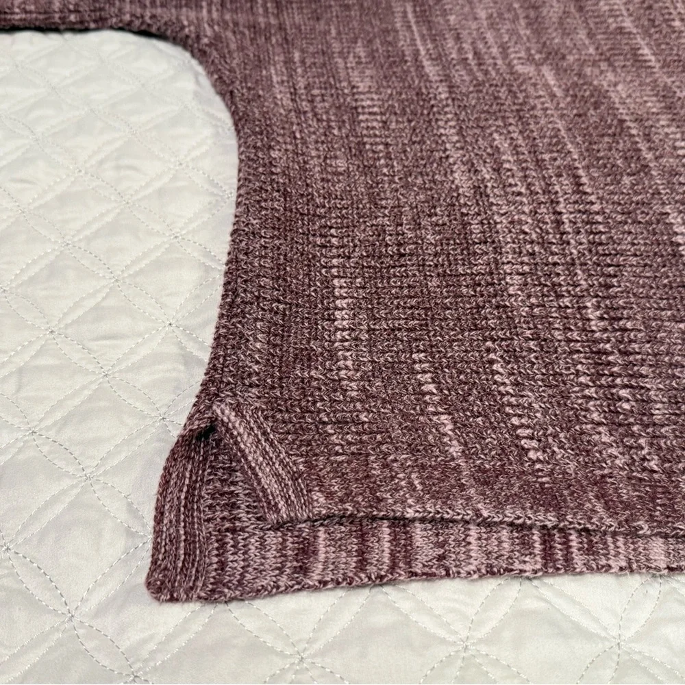 Elegant Mauve Knit Sweater - Size Large Petite - Picture 7 of 9